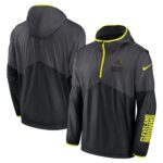 Cleveland Browns Nike VOLT Woven Half Zip Jacket - Mens