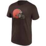 Cleveland Browns Primary Colour Logo T-Shirt - Mens