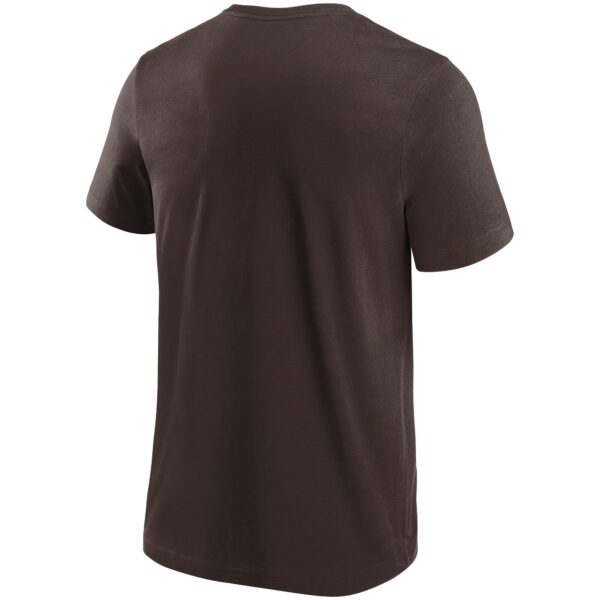 Cleveland Browns Primary Colour Logo T-Shirt - Mens - Image 2