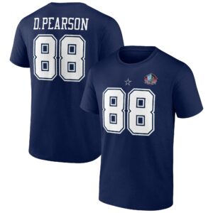 Dallas Cowboys Hall of Fame Name & Number T-Shirt - Pearson - Mens