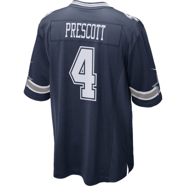 Dallas Cowboys Home Game Jersey - Dak Prescott - Mens - Image 2