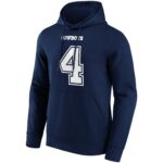Dallas Cowboys Home Name & Number Hoodie - Dak Prescott - Mens