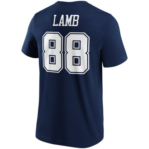 Dallas Cowboys Home Name & Number T-Shirt - CeeDee Lamb - Mens - Image 2