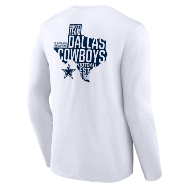 Dallas Cowboys Hometown Hot Shot Graphic Long Sleeve T-Shirt - Mens - Image 3
