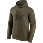 Dallas Cowboys Khaki Colour Pop Graphic Hoodie - Mens