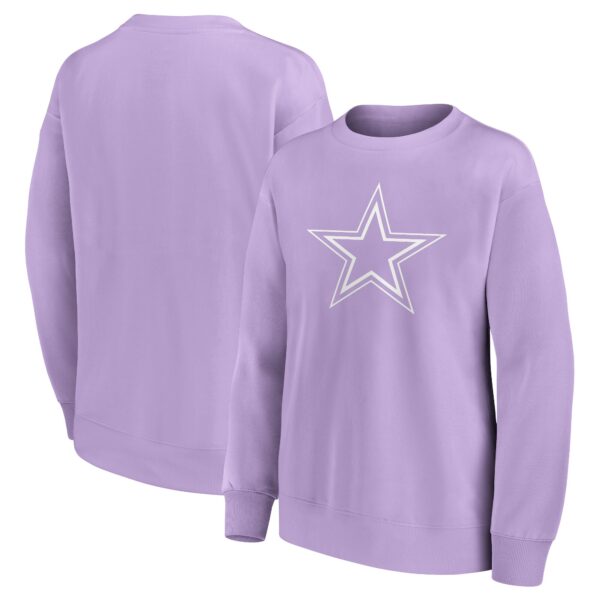 Dallas Cowboys Mono Logo Graphic Oversized Crew Sweatshirt - Womens
