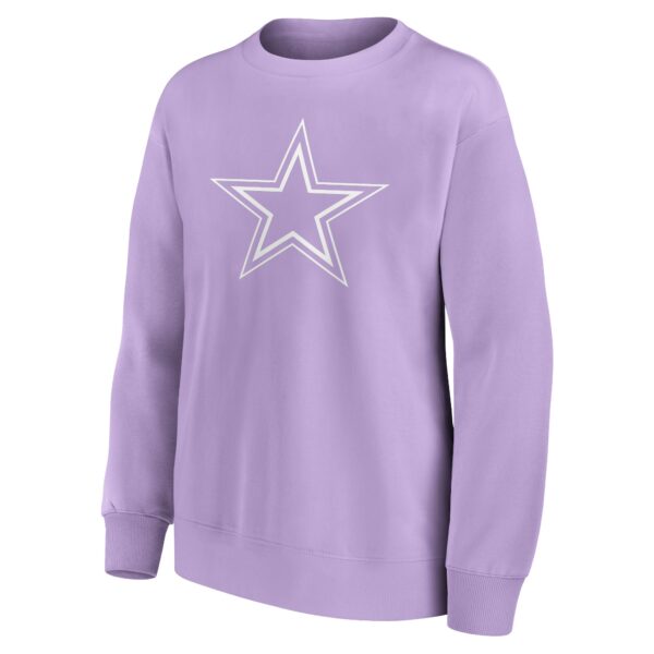 Dallas Cowboys Mono Logo Graphic Oversized Crew Sweatshirt - Womens - Image 2