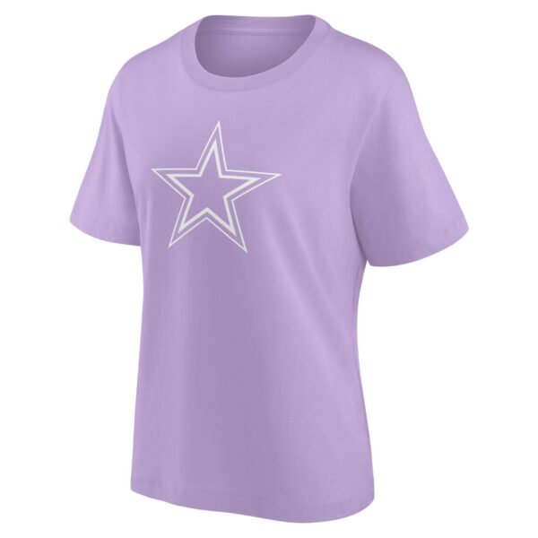Dallas Cowboys Mono Logo Graphic Oversized T-Shirt - Womens - Image 2