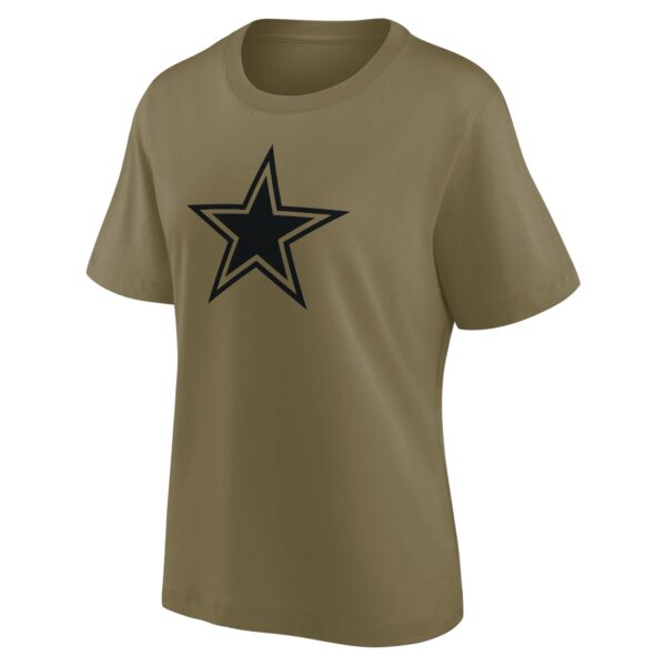 Dallas Cowboys Mono Logo Graphic Oversized T-Shirt - Womens - Image 2