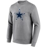 Dallas Cowboys Neutral Colour Logo Crew Sweatshirt - Mens