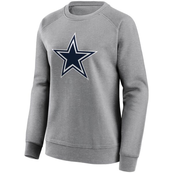 Dallas Cowboys Neutral Colour Logo Crew Sweatshirt - Womens
