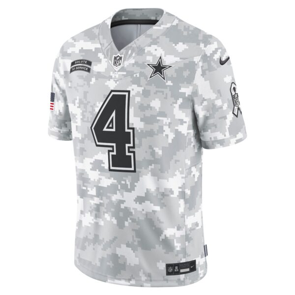 Dallas Cowboys Nike 2024 Salute to Service Jersey - Dak Prescott - Mens - Image 2
