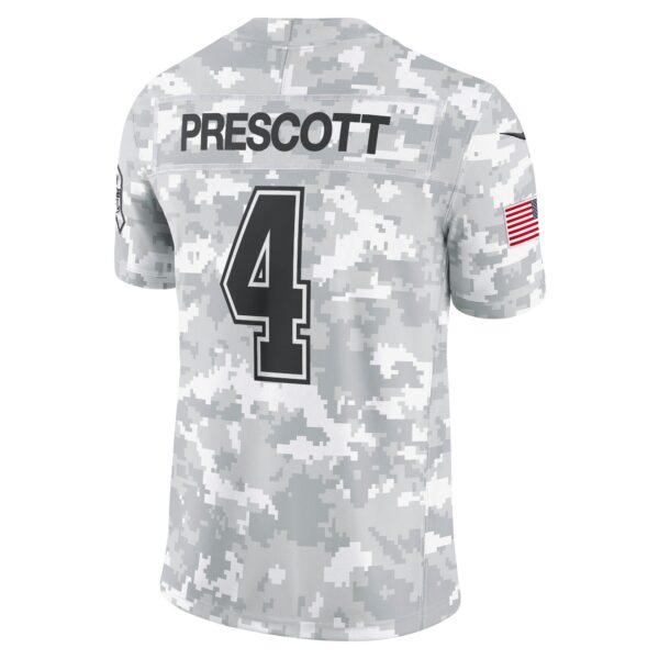 Dallas Cowboys Nike 2024 Salute to Service Jersey - Dak Prescott - Mens - Image 3