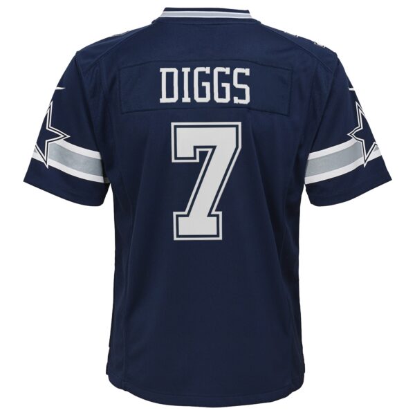 Dallas Cowboys Nike Game Home Jersey - Navy - Trevon Diggs - Youth - Image 2