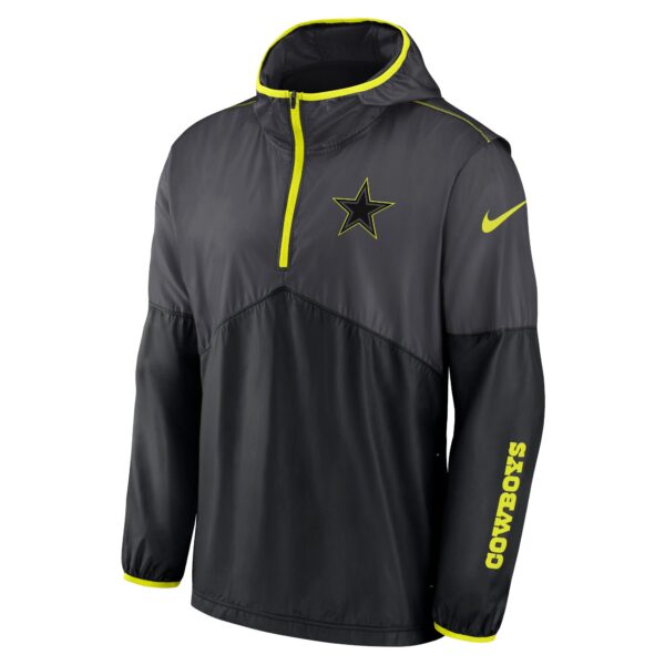 Dallas Cowboys Nike VOLT Woven Half Zip Jacket - Mens - Image 2