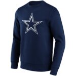Dallas Cowboys Primary Colour Logo Crew Sweatshirt - Mens