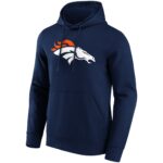 Denver Broncos Alternate Colour Logo Hoodie - Mens - Big and Tall