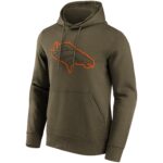Denver Broncos Khaki Colour Pop Graphic Hoodie - Mens