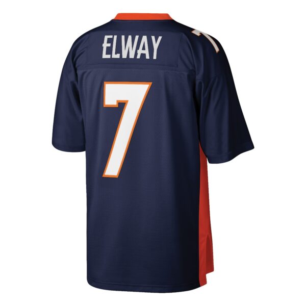 Denver Broncos Mitchell & Ness 1998 John Elway Legacy Jersey - Navy - Image 2