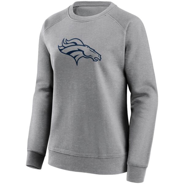 Denver Broncos Mono Logo Graphic Crew Sweatshirt - Womens