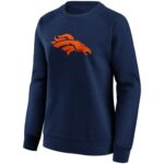 Denver Broncos Mono Logo Graphic Crew Sweatshirt - Womens