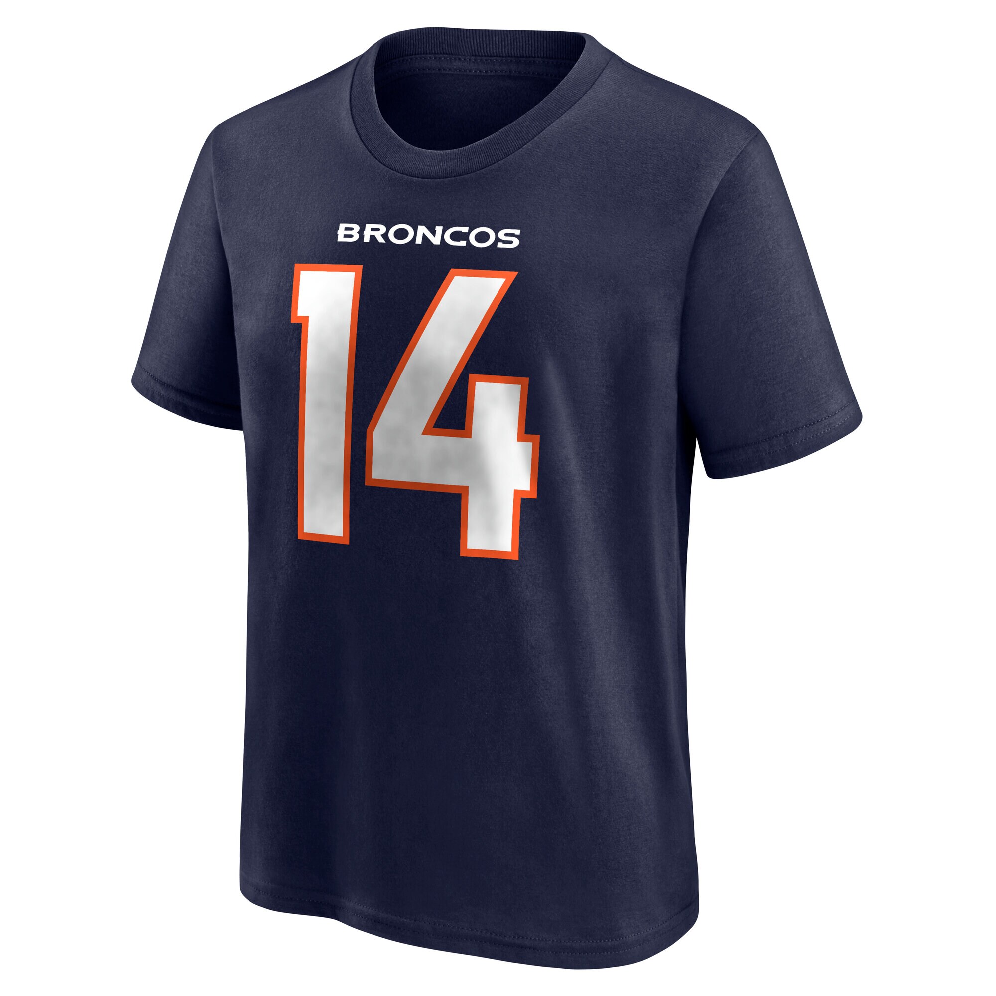 Denver Broncos Name & Number Graphic T-Shirt - Courtland Sutton 14 - Youth - Image 2