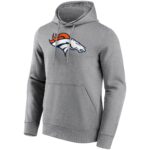 Denver Broncos Neutral Colour Logo Hoodie - Mens
