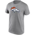 Denver Broncos Neutral Colour Logo T-Shirt - Mens - Big & Tall