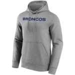 Denver Broncos Neutral Colour Wordmark Hoodie - Mens - Big & Tall
