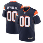 Denver Broncos Nike Alternate Game Jersey - Custom - Mens