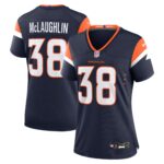 Denver Broncos Nike Alternate Game Jersey - Navy - Jaleel McLaughlin - Womens