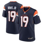Denver Broncos Nike Alternate Game Jersey - Navy - Marvin Mims Jr. - Mens