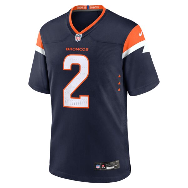 Denver Broncos Nike Alternate Game Jersey - Navy - Patrick Surtain II - Mens - Image 2