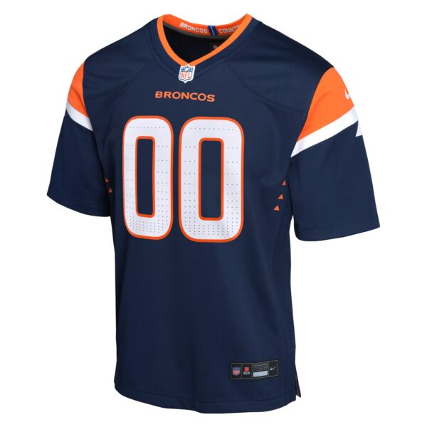 Denver Broncos Nike Game Alternate Jersey - Custom - Youth - Image 2