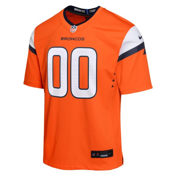 Denver Broncos Nike Game Team Colour Jersey - Custom - Youth - Image 2