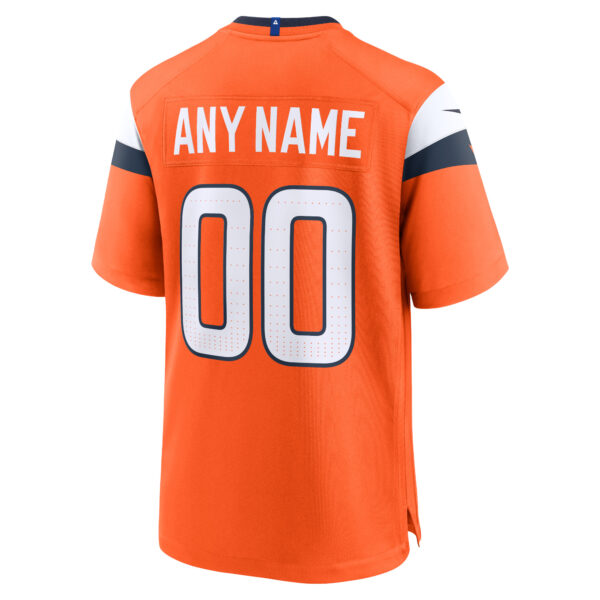 Denver Broncos Nike Home Game Jersey - Custom - Mens - Image 3