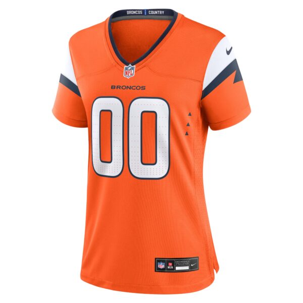 Denver Broncos Nike Home Game Jersey - Custom - Womens - Image 2