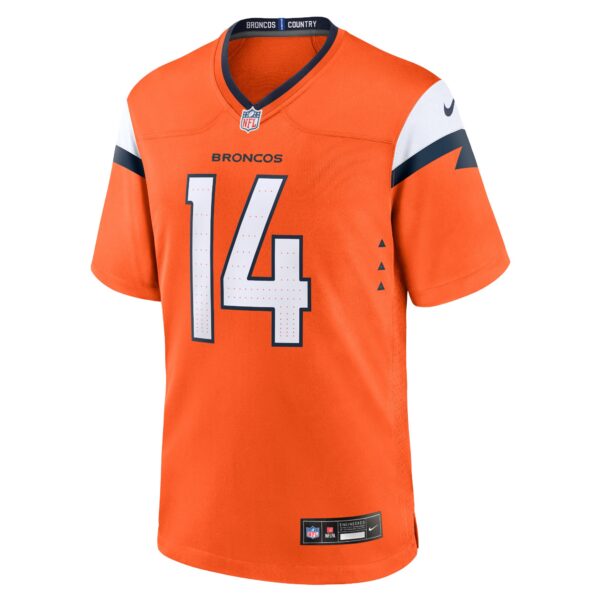 Denver Broncos Nike Home Game Jersey - Orange - Courtland Sutton- Mens - Image 2