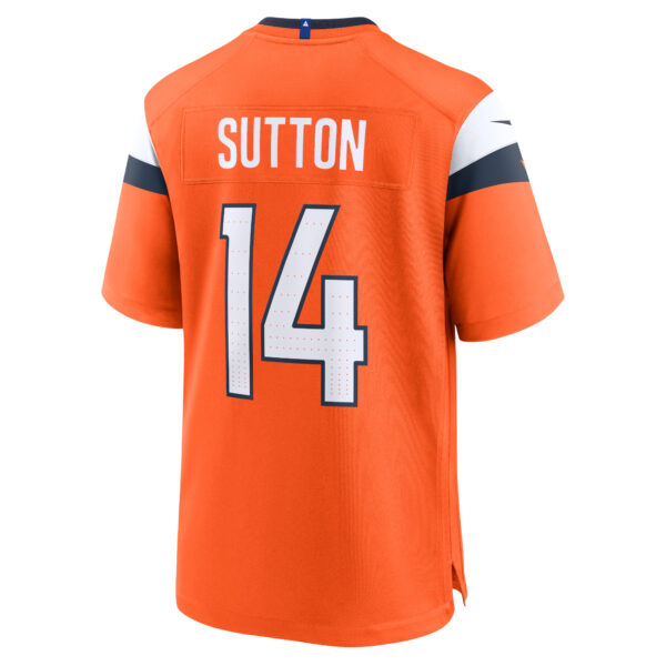 Denver Broncos Nike Home Game Jersey - Orange - Courtland Sutton- Mens - Image 3
