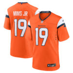 Denver Broncos Nike Home Game Jersey - Orange - Marvin Mims Jr. - Mens