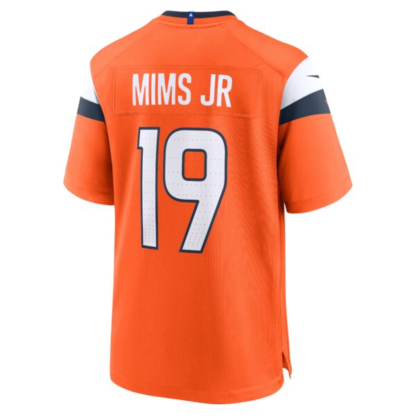 Denver Broncos Nike Home Game Jersey - Orange - Marvin Mims Jr. - Mens - Image 3