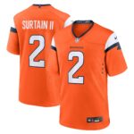 Denver Broncos Nike Home Game Jersey - Orange - Patrick Surtain II - Mens