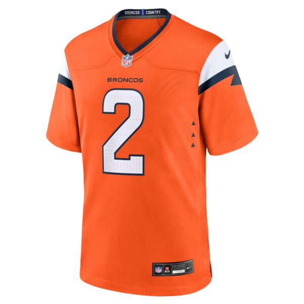 Denver Broncos Nike Home Game Jersey - Orange - Patrick Surtain II - Mens - Image 2