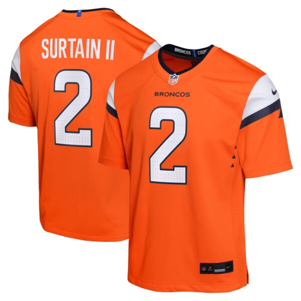 Denver Broncos Nike Home Game Jersey - Pat Surtain II - Youth