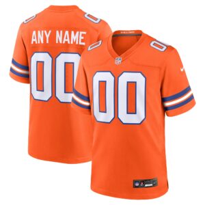 Denver Broncos Nike Mile High Collection 1977 Throwback Jersey - Custom - Mens