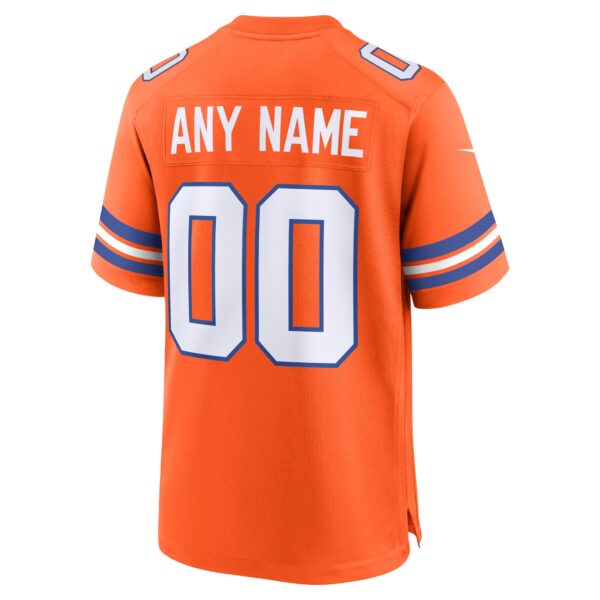 Denver Broncos Nike Mile High Collection 1977 Throwback Jersey - Custom - Mens - Image 3
