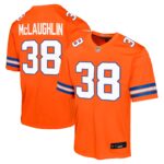 Denver Broncos Nike Mile High Collection 1977 Throwback Jersey - Orange - Jaleel McLaughlin - Youth