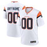 Denver Broncos Nike Road Game Jersey - Custom - Mens