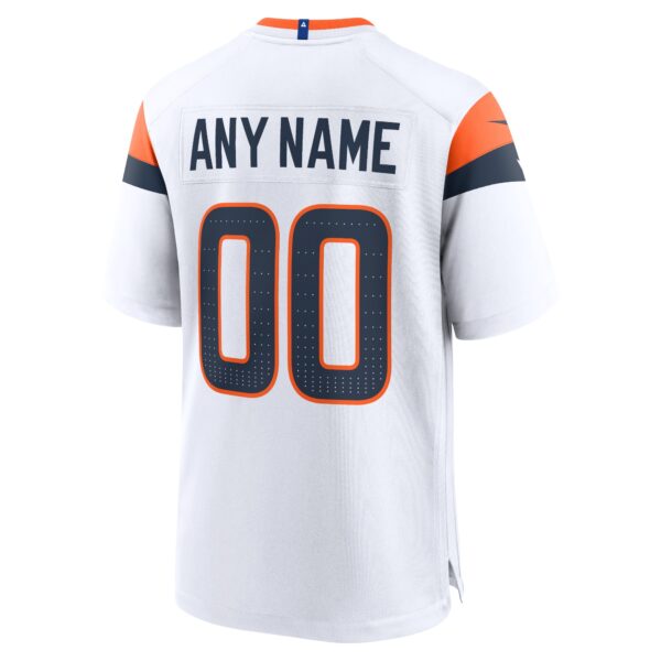 Denver Broncos Nike Road Game Jersey - Custom - Mens - Image 3