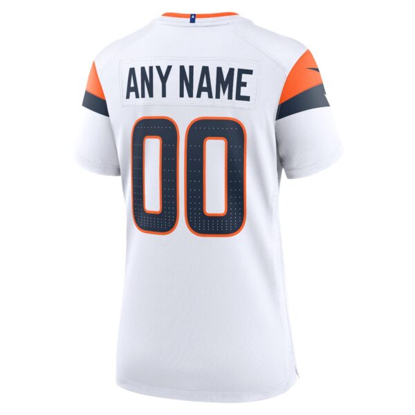 Denver Broncos Nike Road Game Jersey - Custom - Womens - Image 3